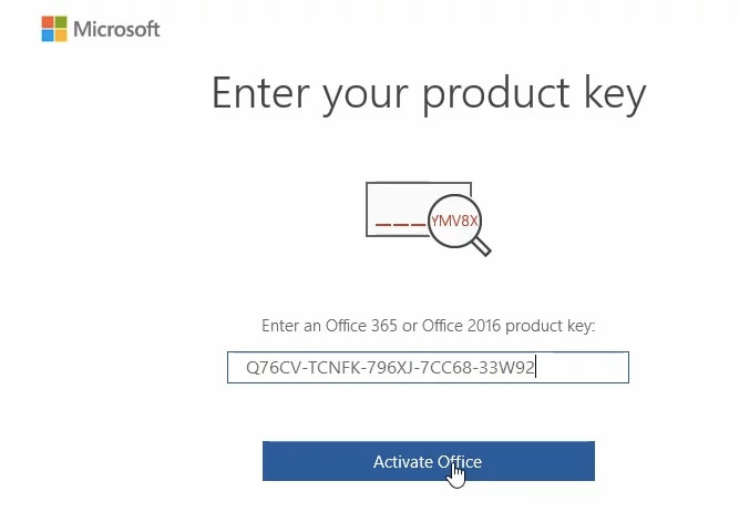 Key Office 2016 là một chuỗi ký tự đặc biệt